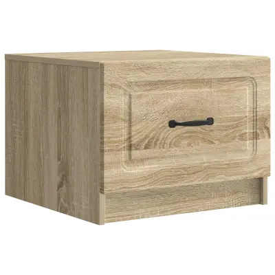 vidaXL Klubska miza Sonoma hrast 49 x 50 x 37 cm Inženirski les