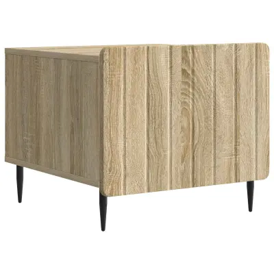 vidaXL Klubska miza Sonoma hrast 49 x 50 x 42 cm Inženirski les