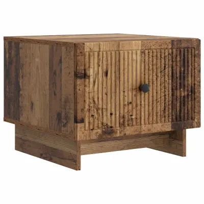 vidaXL Klubska miza s predalom Star les 49 x 50 x 40 cm Inženirski les