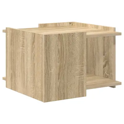 vidaXL Klubska miza Sonoma hrast 50,5 x 50 x 33 cm Inženirski les
