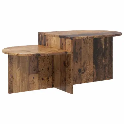 vidaXL Klubska miza Star les 100 x 50 x 40 cm Inženirski les