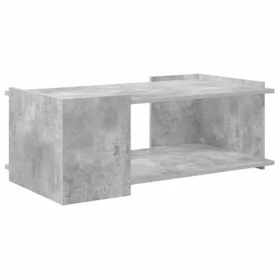 vidaXL Klubska miza Betonsko siva 90 x 50 x 33 cm Inženirski les