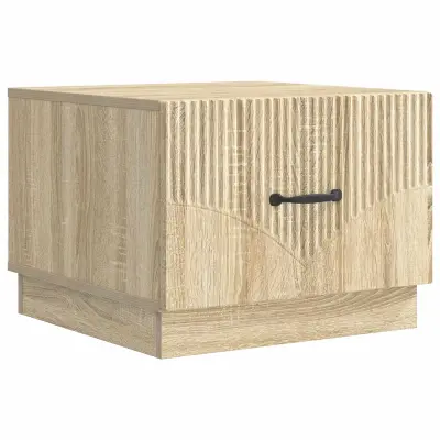 vidaXL Klubska miza Sonoma hrast 49 x 50 x 37 cm Inženirski les