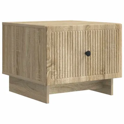 vidaXL Klubska miza Sonoma hrast 49 x 50 x 40 cm Inženirski les