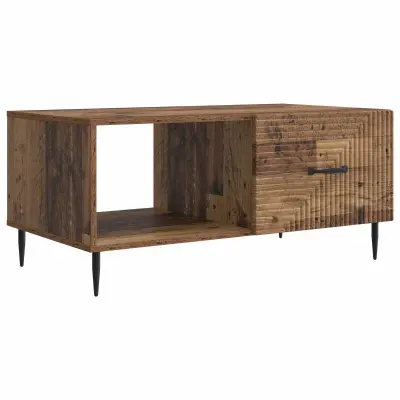 vidaXL Klubska miza Star les 90 x 50 x 40 cm Inženirski les