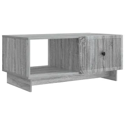 vidaXL Klubska miza Siva Sonoma 90 x 50 x 40 cm Inženirski les