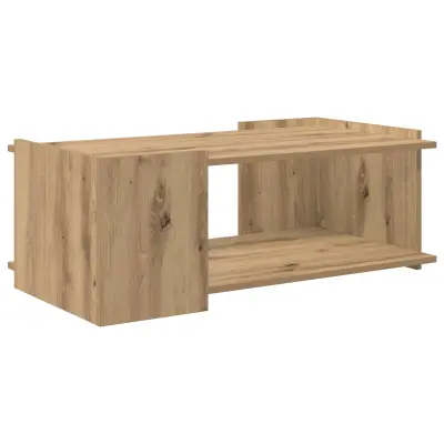 vidaXL Klubska miza Artisan hrast 90 x 50 x 33 cm Inženirski les