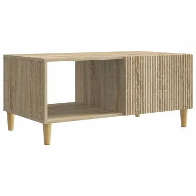 vidaXL Klubska miza Sonoma hrast 90 x 50 x 40 cm Inženirski les