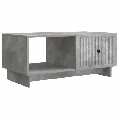 vidaXL Klubska miza Betonsko siva 90 x 50 x 40 cm Inženirski les
