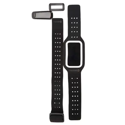 Griffin, Športni pašček za Fitbit Misfit Sony z nastavljivim ježkom in vgrajenim žepom, Črna