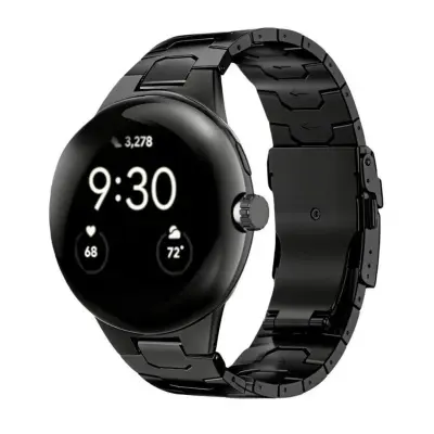 Trak iz nerjavnega jekla za Google Pixel Watch 45mm z zaponko Black