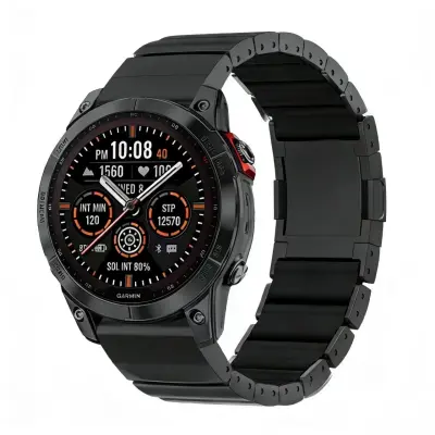 Magnetni pašček z hitrim sproščanjem, kompatibilen z Garmin 22mm Black