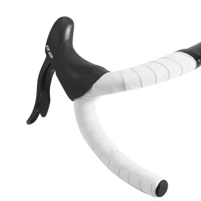 Mamba traka za krmilo (2 zvitka) — PU+EVA, protizdrsna, vodoodporna White