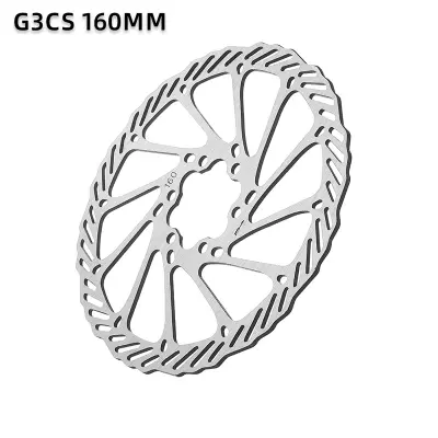 07-G3CS 160 mm Rotor kolutne zavore iz nerjavečega jekla - srebrn
