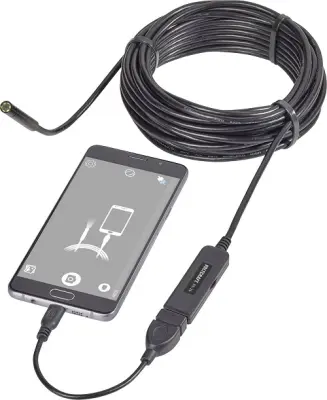 VOLTCRAFT VC-8919590 USB-endoskop Premer sonde: 8 mm Dolžina sonde: 9.85 m