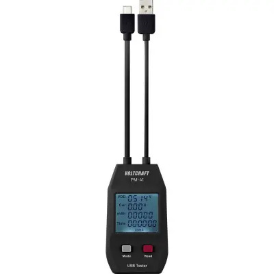 VOLTCRAFTPM-41 USB tipa A &amp;amp,amp, Dvojni tester tipa C   VOLTCRAFT  PM-41Tester USB-C® in USB tipa A