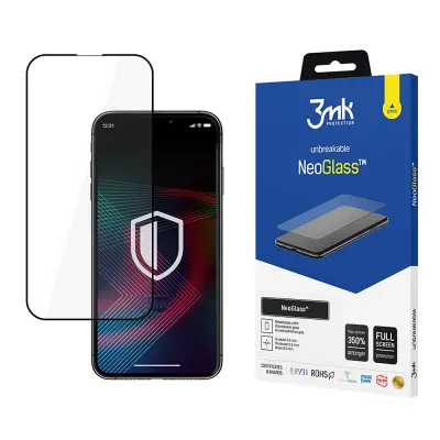 3MK NEOGLASS STEKLO ZA IPHONE 14 PRO MAX Z ODPORNOSTJO NA CELOTEN ZASLON