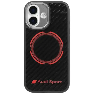 AUDI RSQ OVITEK MAGSAFE IZ OGLJIKOVIH VLAKEN ZA IPHONE 17 Z ELEGANTNIM DELOM