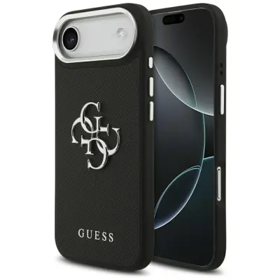 OVITEK GUESS Z ZRNATIM VELIKIM 4G KLASIČNIM LOGOM ZA IPHONE 17 AIR ELEGANT