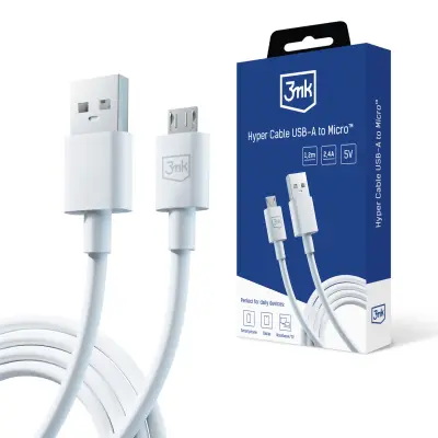 3MK MICRO USB KABEL ZA ANDROID HUAWEI LG SAMSUNG 1.2M 2.4A HITRI POLNILEC