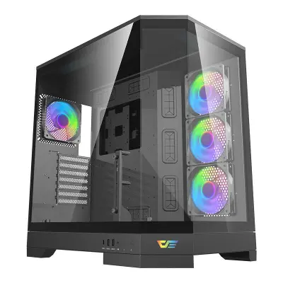 RAČUNALNIŠKO OHIŠJE DARKFLASH DQX90 ZA PLOŠČO ATX Z OPTIMALNIM HLAJENJEM
