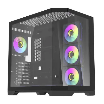 RAČUNALNIŠKO OHIŠJE DARKFLASH FT418 PRO S 7 ARGB VENTILATORJI