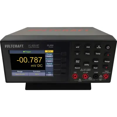 VOLTCRAFT VC-655 BT namizni multimeter  digitalni  CAT I 1000 V, CAT II 600 V Prikaz (štetje): 55000