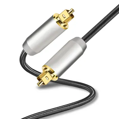 Srebrni Toslink kabel, brezkisikov baker, brez izgub 5.1/7.1  1 m