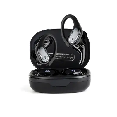Brezžične športne Bluetooth slušalke z ušesnim kavljem BX27 - ergonomske, varno prilegajoče se, pametno zmanjševanje šumov, polnilno ohišje 4