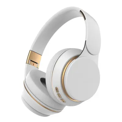 Brezžične over-ear slušalke z globokim basom, 40mm, zložljive White