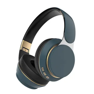 Brezžične over-ear slušalke z globokim basom, 40mm, zložljive Blue