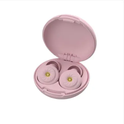 Silikonske ušesne vtičnice za zmanjšanje hrupa z etuijem Pink