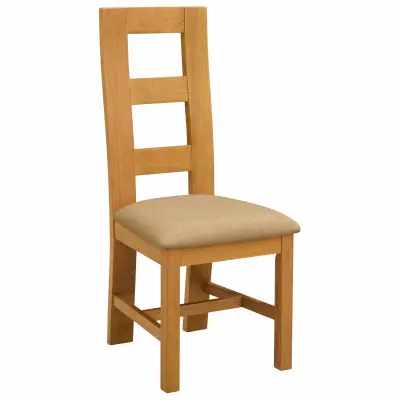 vidaXL Jedilni stol 2 pcs Masivno hrastovo les Bež 45 x 51 x 105 cm