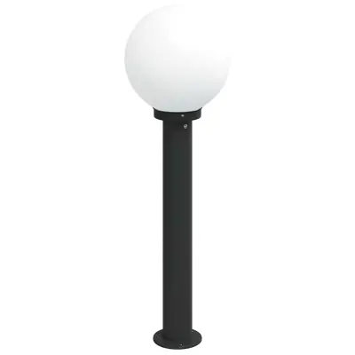 vidaXL Stebričasta svetilka 80 cm črna IP44