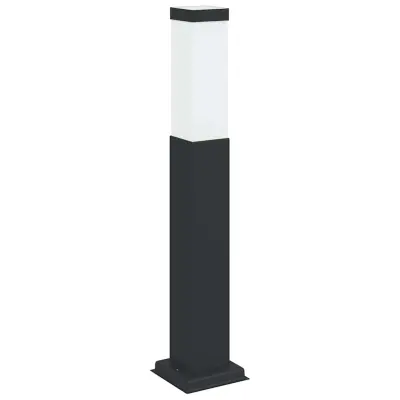 vidaXL Stebričasta svetilka 50 cm črna IP44