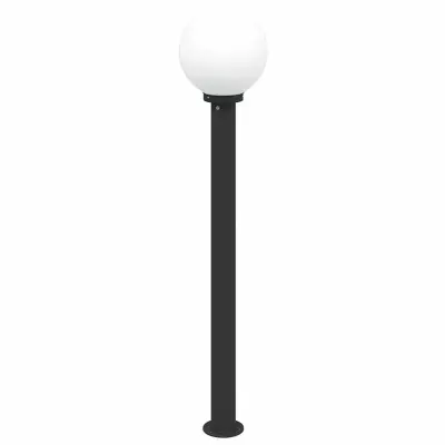 vidaXL Stebričasta svetilka 120 cm črna IP44