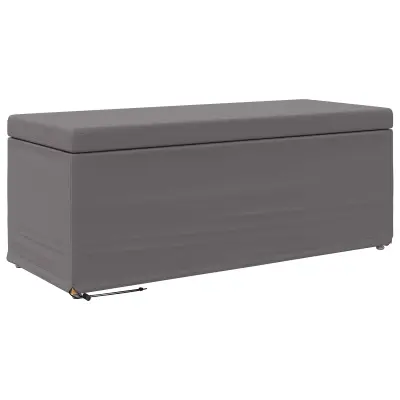 vidaXL Stolica Siva 101 x 41 x 40 cm Umetno Usnje in Umetno Leseno