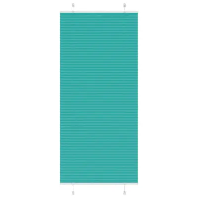 vidaXL Plisirana žaluzija petrolejno zelena 100x200 cm širina blaga 99,4 cm poliester
