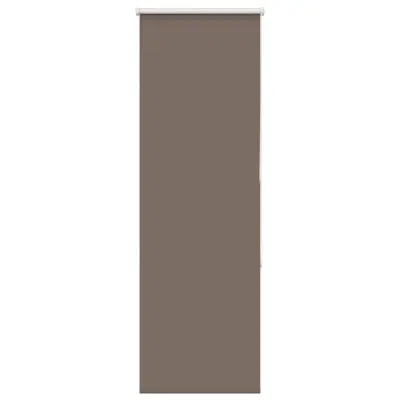 vidaXL Zatemnitvena rolo senčila kavne barve 45x130 cm, širina blaga 40,7 cm, poliester