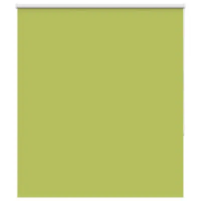 vidaXL Rolo zatemnitvena zavesa z listi zelene barve 125x175 cm, širina blaga 121,6 cm, poliester