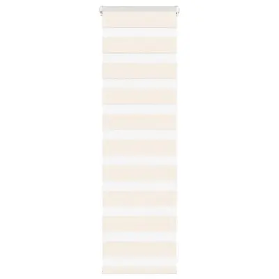 vidaXL Zebra zavesa marmor bež 45x100 cm širina blaga 40,9 cm poliester