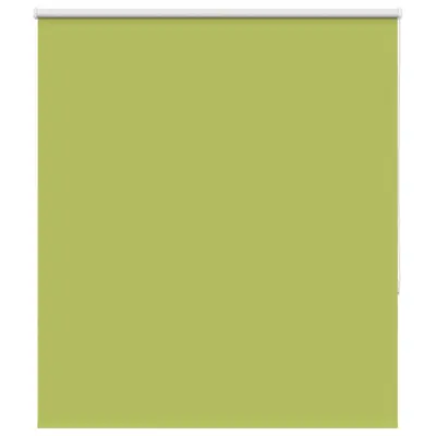 vidaXL Rolo zatemnitvena zavesa z listi zelene barve 120x175 cm, širina blaga 116,6 cm, poliester
