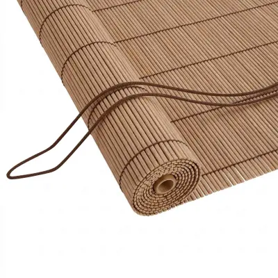 vidaXL Rolo Rjava 50 x 160 cm Bambus