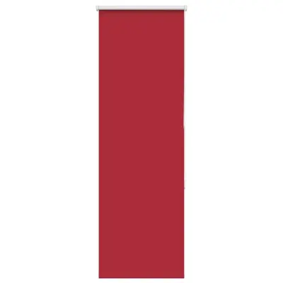vidaXL Rolo zavesa zatemnitvena rdeča 60x130 cm širina blaga 55,7 cm poliester