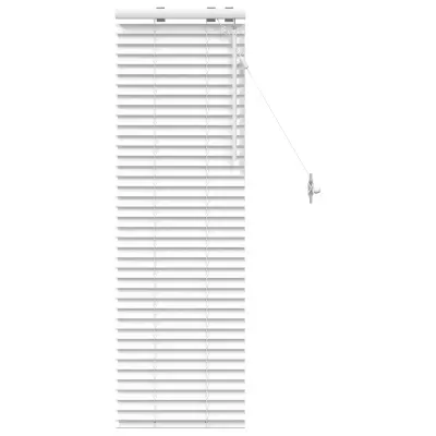 vidaXL Venecijanska žaluzija Bela 50 x 130 cm 35 mm