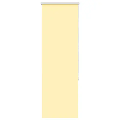 vidaXL Rolo zavesa zatemnitvena rumena 45x150 cm širina blaga 40,7 cm poliester