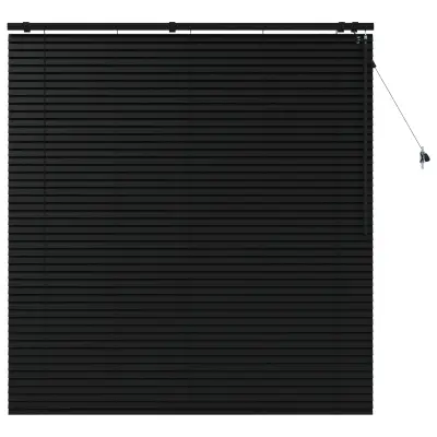 vidaXL Venecijanska žaluzija Črna 145 x 160 cm 35 mm
