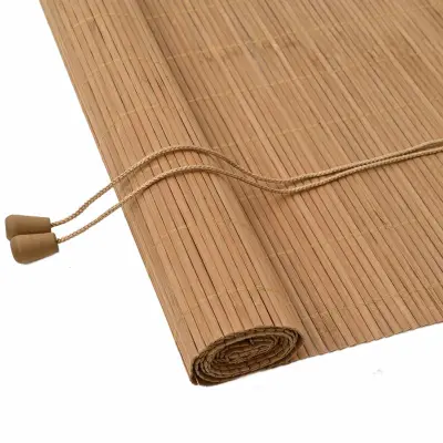 vidaXL Rolo Rjava 50 x 160 cm Bambus