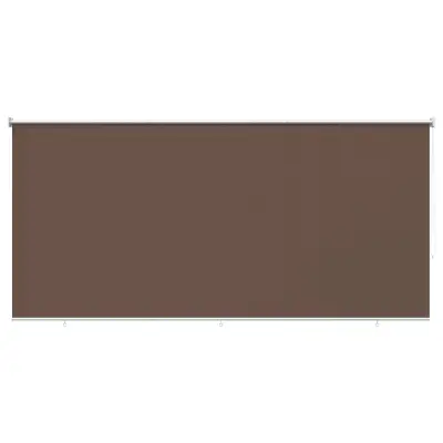 vidaXL Zunanja rolo zavese z blokiranjem UV žarkov 90 % Taupe HDPE