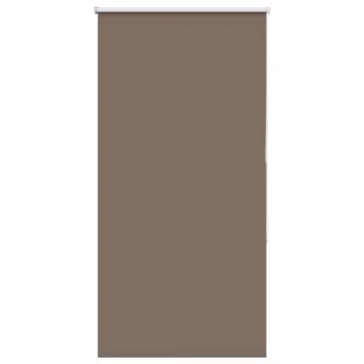 vidaXL Zatemnitvena rolo senčila kavne barve 80x130 cm, širina blaga 75,7 cm, poliester